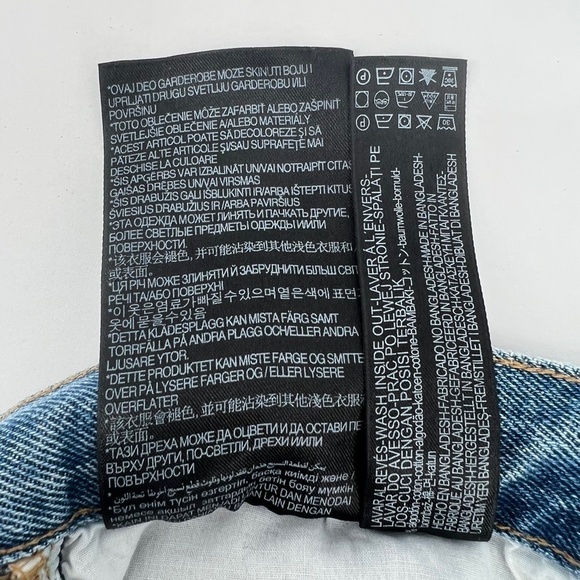 Zara Man Button Fly Straight Leg Jeans Size 30 Men’s - Picture 9 of 9